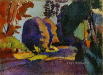 The Luxembourg Gardens abstract fauvism Henri Matisse Oil Paintings